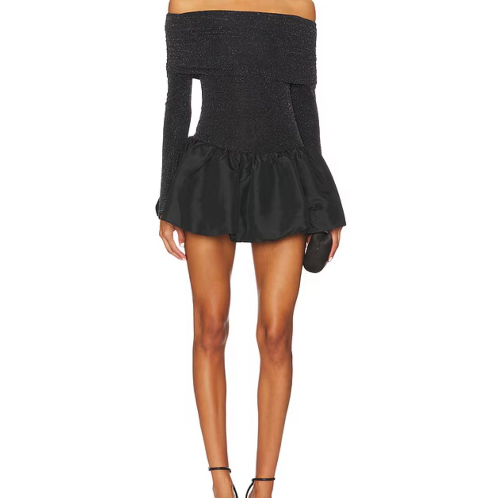 Charlize Mini Dress in Black Dancing
Show Me Your Mumu